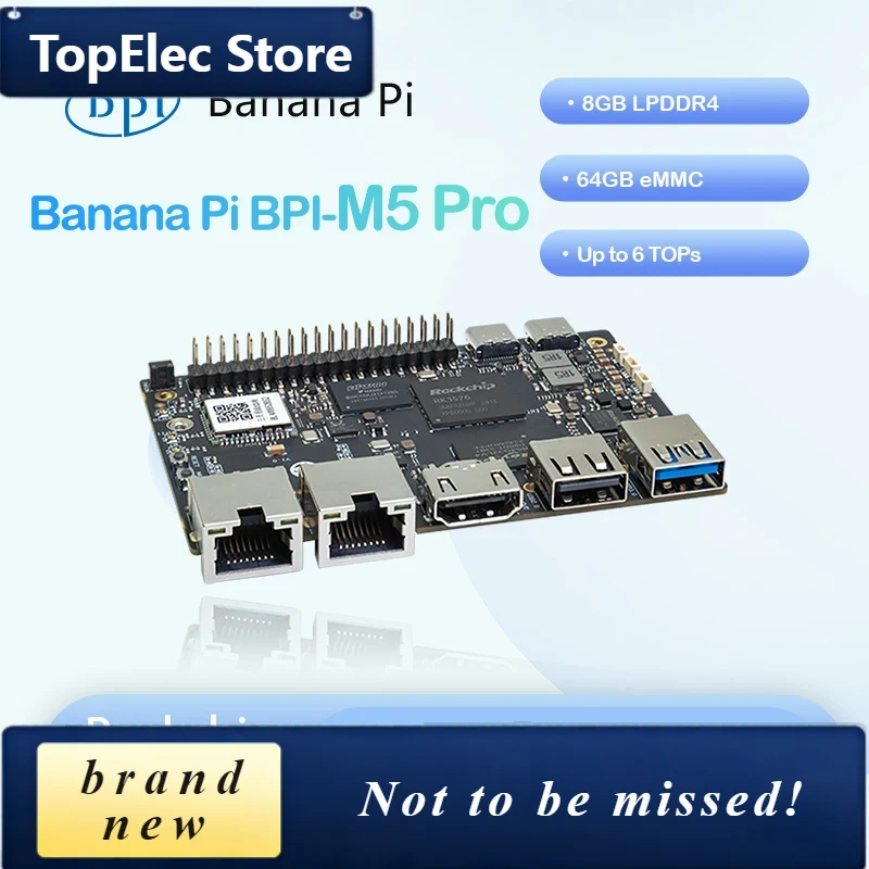 Banana Pi Bpi-M5 - Carte de développement TopElec Banana Pi