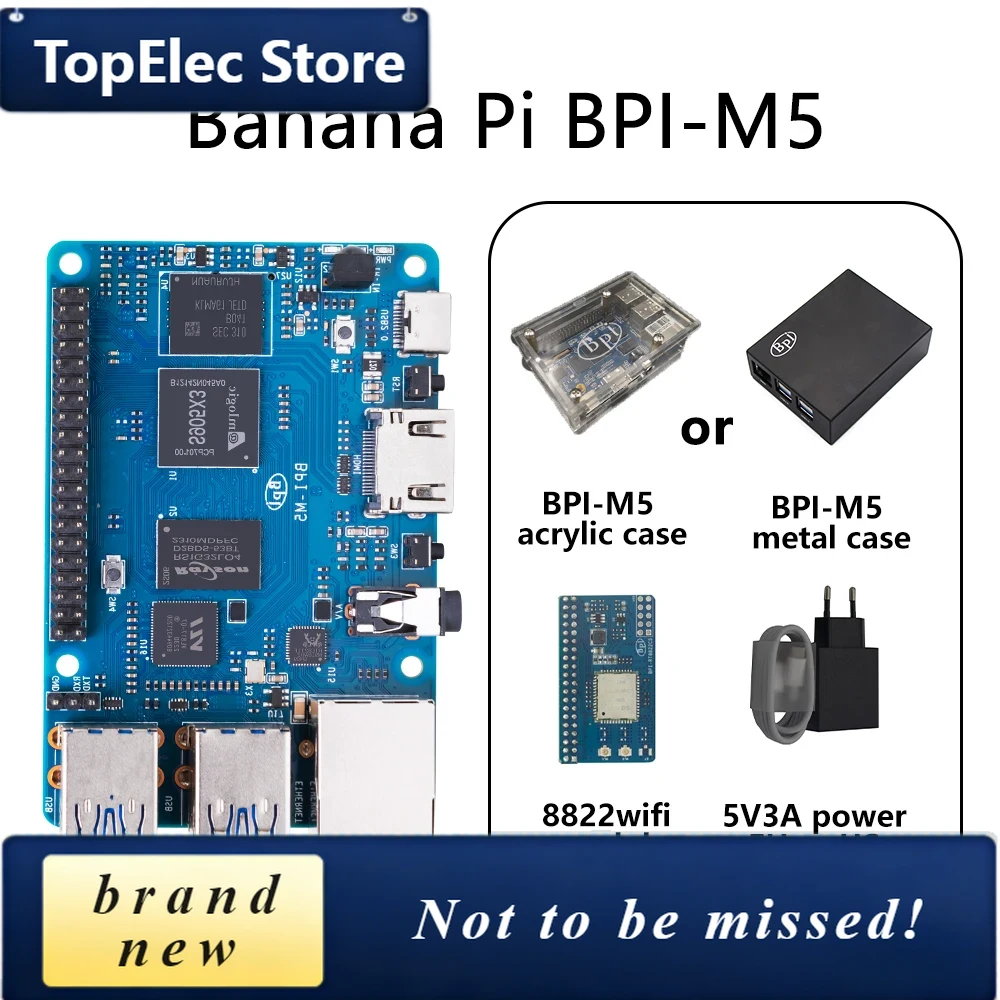 TopElec Banana PI BPI-M5 SET a - Banana Pi Bpi-M5 avis et prix